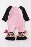 Pink girl romper