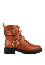 Load image into Gallery viewer, BILLY ATTA GIRL METAL CHAIN DETAIL BIKE BOOT
