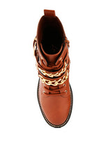 Load image into Gallery viewer, BILLY ATTA GIRL METAL CHAIN DETAIL BIKE BOOT
