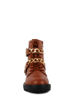 Load image into Gallery viewer, BILLY ATTA GIRL METAL CHAIN DETAIL BIKE BOOT
