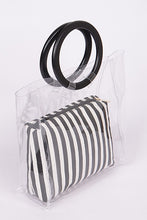 Cargar imagen en el visor de la galería, 2 In 1 Clear Transparent Bag Set
