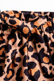 Leopard baby girl set