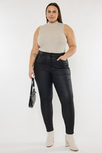 Cargar imagen en el visor de la galería, Plus High Rise Coated Ankle Skinny Jeans
