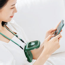 Load image into Gallery viewer, Portable Neck Fan + Power Bank + Phone Stand
