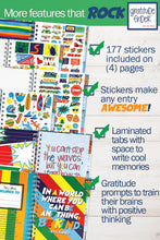 Load image into Gallery viewer, Gratitude Journal with Stickers | Primary Colors
