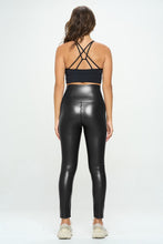 Load image into Gallery viewer, High Waist PU Leather Corset Cincher  Pants
