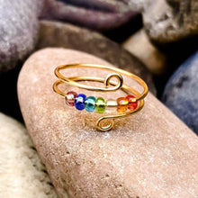 Load image into Gallery viewer, 925 Sterling Silver Bead Wrap Ring
