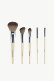 Lafeel Face and Eye Brush Set in Taupe