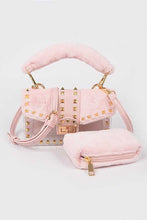 Cargar imagen en el visor de la galería, Faux Fur 2 In 1 Swing Bag Set
