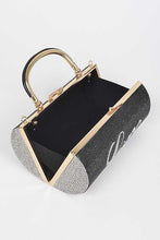 Cargar imagen en el visor de la galería, LOVE Rhinestone Convertible Box Clutch
