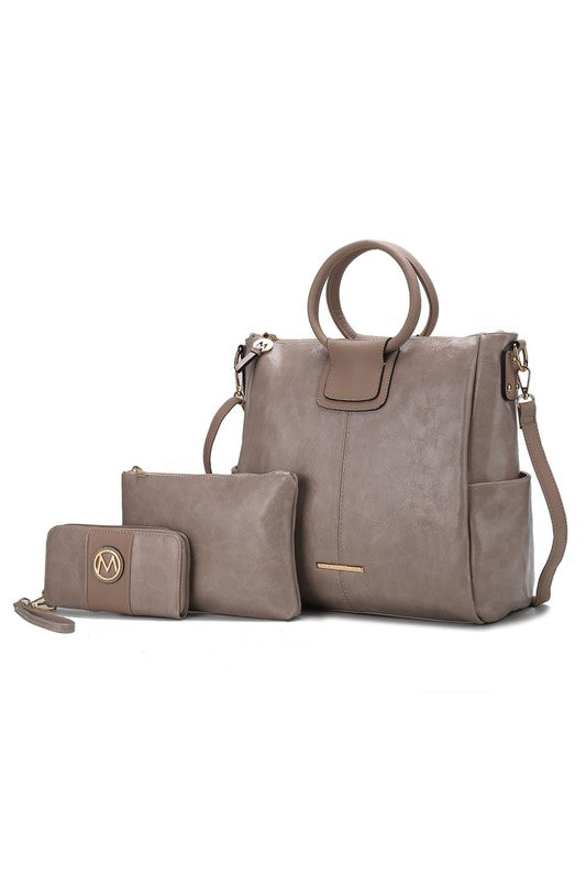 MKF Collection Zori Tote Pouch and Wallet by Mia k