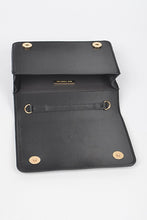 Cargar imagen en el visor de la galería, Crystal Buckle Designed Satin Crossbody Bag
