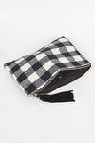 Buffalo Check Large Envelope Clutch