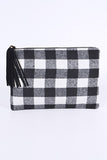 Buffalo Check Large Envelope Clutch