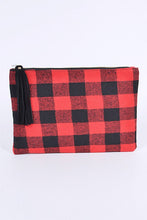 Cargar imagen en el visor de la galería, Buffalo Check Large Envelope Clutch
