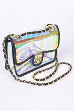 Cargar imagen en el visor de la galería, Holographic Vinyl Soft Clutch with Inner Pouch

