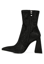 Cargar imagen en el visor de la galería, Hustlers Shimmer Block Heeled Ankle Boots
