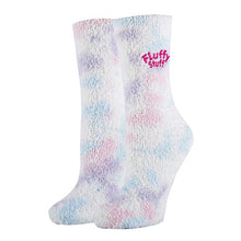 Cargar imagen en el visor de la galería, Womens Fuzzy Crew Socks - Fluffy Stuff
