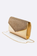 Cargar imagen en el visor de la galería, Rhinestone Metallic Evening Clutch Bag
