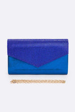 Cargar imagen en el visor de la galería, Rhinestone Metallic Evening Clutch Bag
