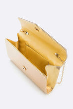 Cargar imagen en el visor de la galería, Rhinestone Metallic Evening Clutch Bag
