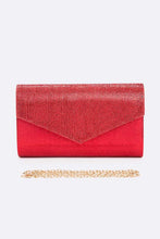 Cargar imagen en el visor de la galería, Rhinestone Metallic Evening Clutch Bag
