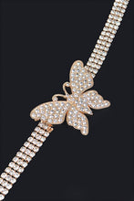 Cargar imagen en el visor de la galería, Rhinestone Butterfly Chain Belt
