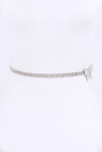 Cargar imagen en el visor de la galería, Rhinestone Butterfly Chain Belt
