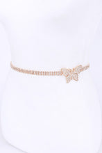 Cargar imagen en el visor de la galería, Rhinestone Butterfly Chain Belt
