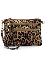 Load image into Gallery viewer, Leopard Clutch &amp; Cross Body Bag
