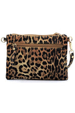 Load image into Gallery viewer, Leopard Clutch &amp; Cross Body Bag
