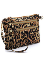 Load image into Gallery viewer, Leopard Clutch &amp; Cross Body Bag
