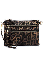 Load image into Gallery viewer, Leopard Clutch &amp; Cross Body Bag
