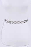 Square Link Fashion Chain Belt