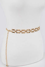 Cargar imagen en el visor de la galería, Square Link Fashion Chain Belt
