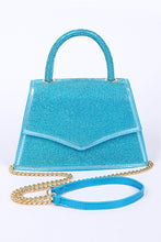 Cargar imagen en el visor de la galería, Rhinestone Top Handle Convertible Clutch Bag
