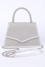 Cargar imagen en el visor de la galería, Rhinestone Top Handle Convertible Clutch Bag
