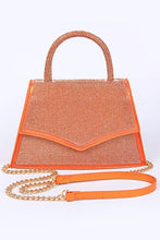 Cargar imagen en el visor de la galería, Rhinestone Top Handle Convertible Clutch Bag
