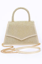 Cargar imagen en el visor de la galería, Rhinestone Top Handle Convertible Clutch Bag
