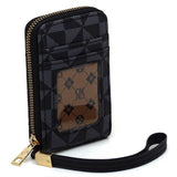 PM Monogram Accordion Card Holder Wallet Wristlet