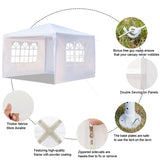 10''x10''3 x 3mThree Sides Waterproof Tent