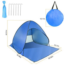 Load image into Gallery viewer, Anti-UV Beach Tent Sun Shade Shelter
