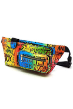 Load image into Gallery viewer, Multi Graffiti Fanny Bag Waist Bag
