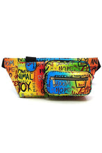 Load image into Gallery viewer, Multi Graffiti Fanny Bag Waist Bag
