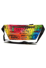 Load image into Gallery viewer, Multi Graffiti Fanny Bag Waist Bag
