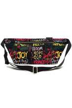 Load image into Gallery viewer, Multi Graffiti Fanny Bag Waist Bag
