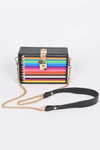 Load image into Gallery viewer, Iconic Locket Color Pencil Box Clutch
