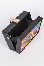 Load image into Gallery viewer, Iconic Locket Color Pencil Box Clutch
