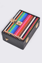 Load image into Gallery viewer, Iconic Locket Color Pencil Box Clutch
