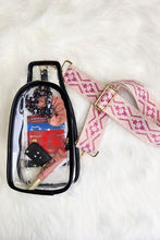 Cargar imagen en el visor de la galería, Clear Sling with Trendy Strap Stadium Bag
